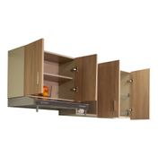 Mueble aéreo de cocina 3 puertas 1,8 M espacio para Microondas Amber SA  35180 MAM - Challenger