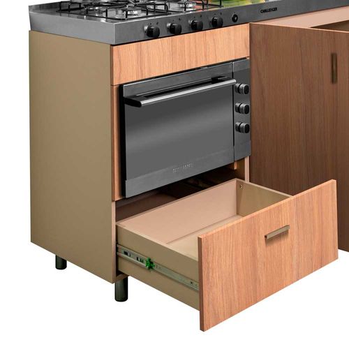 Mueble torre microondas de cocina 4 puertas Amber SA 50060 TM - Challenger