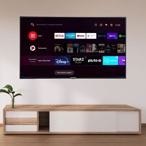 Televisor Challenger 40 Pulgadas Full Hd Smart TV Android Tv