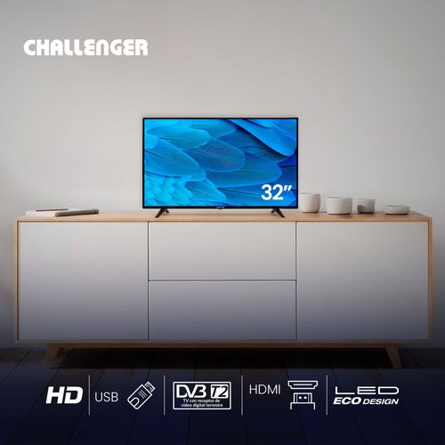 Televisor Challenger 32 Pulgadas LED HD Smart TV CHALLENGER