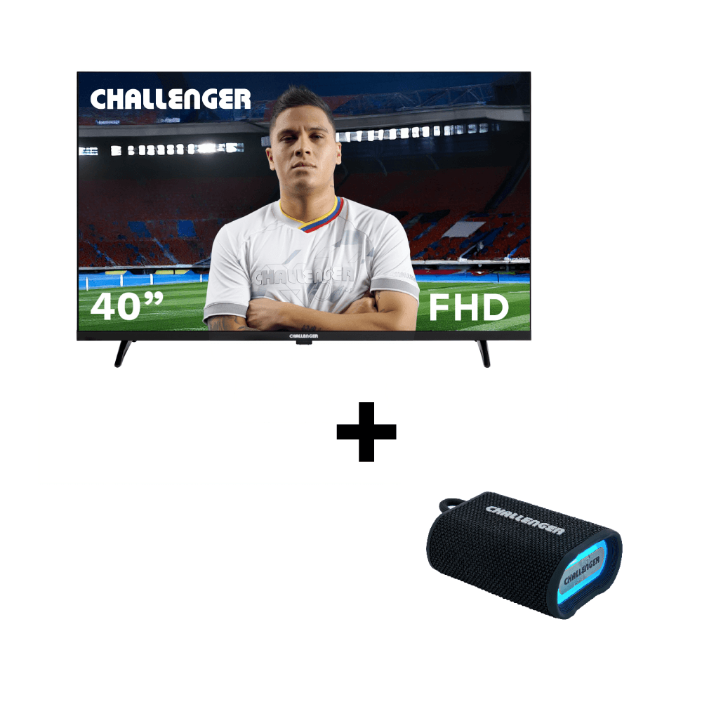 TV 40" CHALLENGER 40KG90 FHD Google TV + Parlante SC5